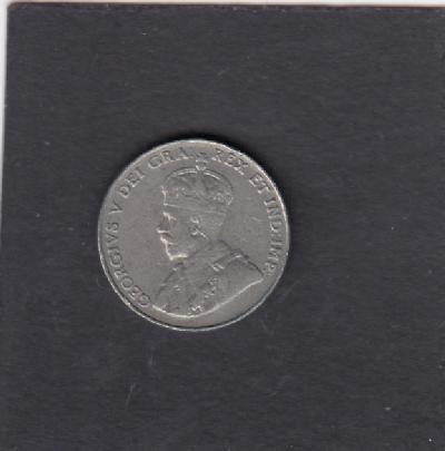 Beschrijving: 5 Cent GEORGIUS V